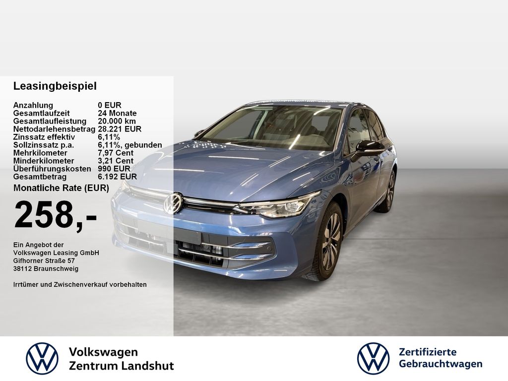 Golf VIII 2.0 TDI DSG Life Goal ACC AHK AUT Kam.