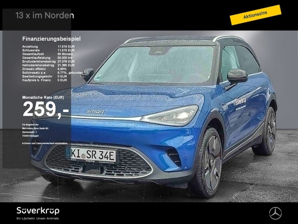 Smart #1 Premium DISTR SPUR 360 PANO PDC MEMO SHZ