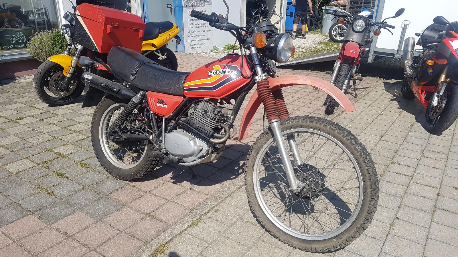 Honda XL 250S Bastlerfahrzeug