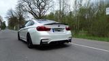 BMW M4 F82 VOLLLEDER MINERALWEISS SERVICE GROSS - gebrauchte BMW M4 aus dem Jahr 2016