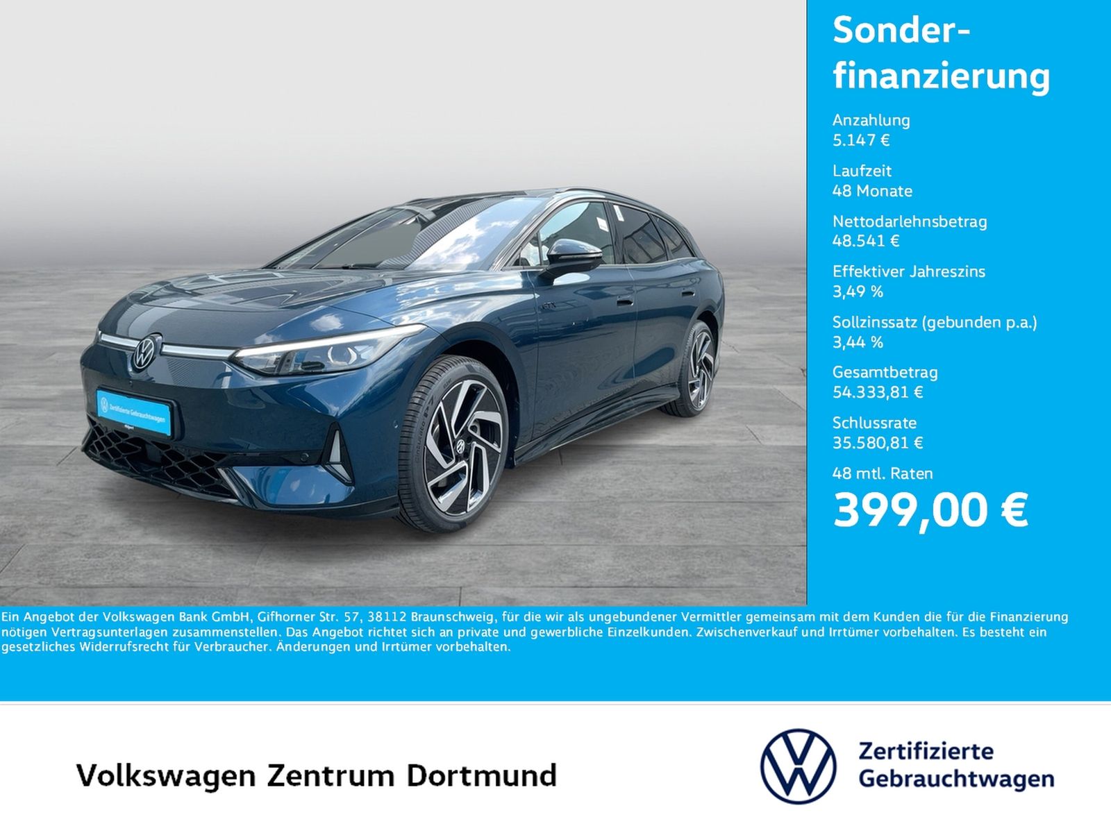 Volkswagen ID.7 Tourer GTX 4X4 WÄRMEPUMPE PANO AHK 360°CAM foto 1