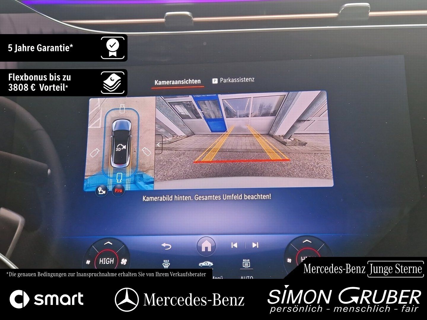 Fahrzeugabbildung Mercedes-Benz EQE 350 4M AMG Airmatic Hyper Pano HAL HUD Mod25