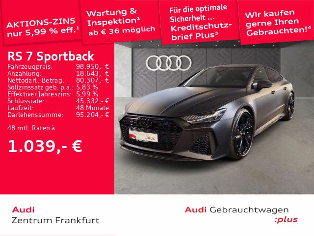 Audi RS7 Sportback tiptronic Laser B&O HuD Keramik