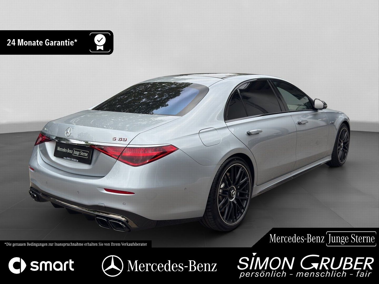Fahrzeugabbildung Mercedes-Benz S 63 e Perfo L Chauffeur Carbon Burm4D Fondent.
