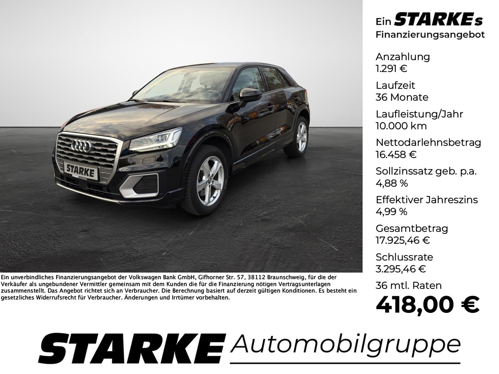 Audi Q2 1.4 TFSI sport  Navi LED PDC LM Klima