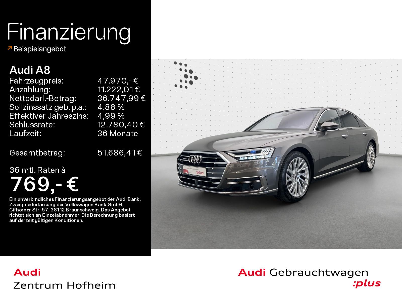 Audi A8 55 TFSI qu tip*Air*B&O*HUD*Pano*Matrix*Virtua