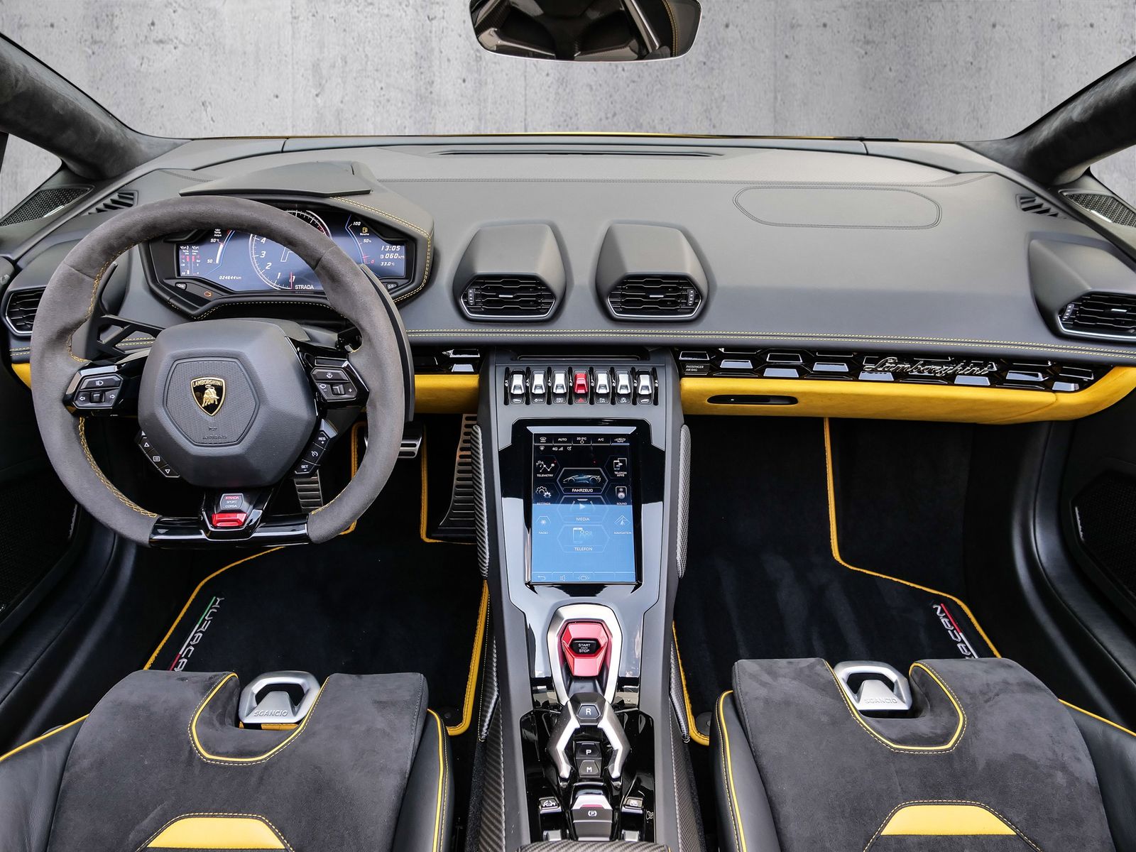 Lamborghini Huracán EVO Spyder Giallo Inti. Lifting System foto 7