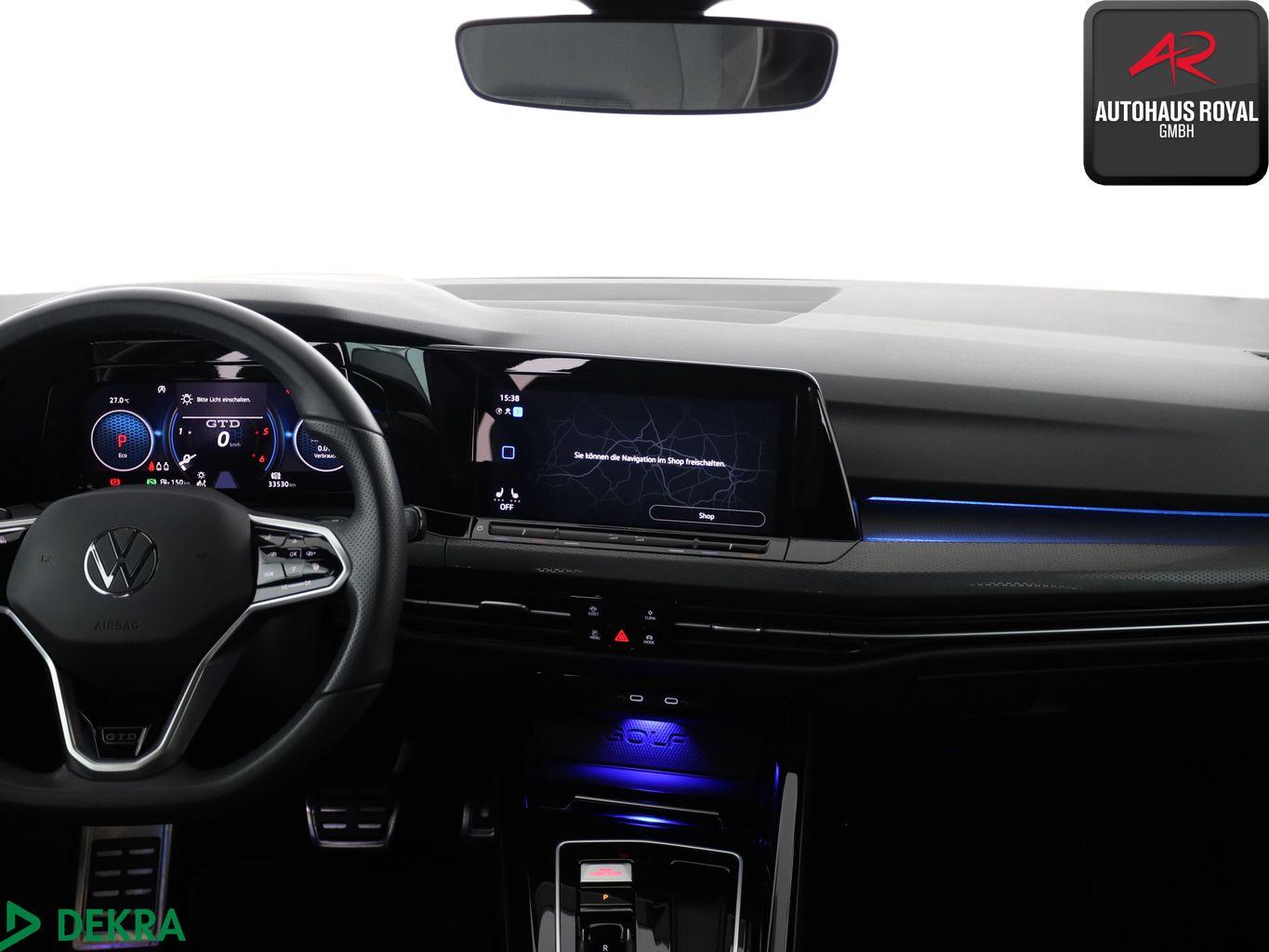 Volkswagen Golf VIII 2.0 TDI GTD CARPLAY,SPURHALTE,1.HAND, миниатюра 9