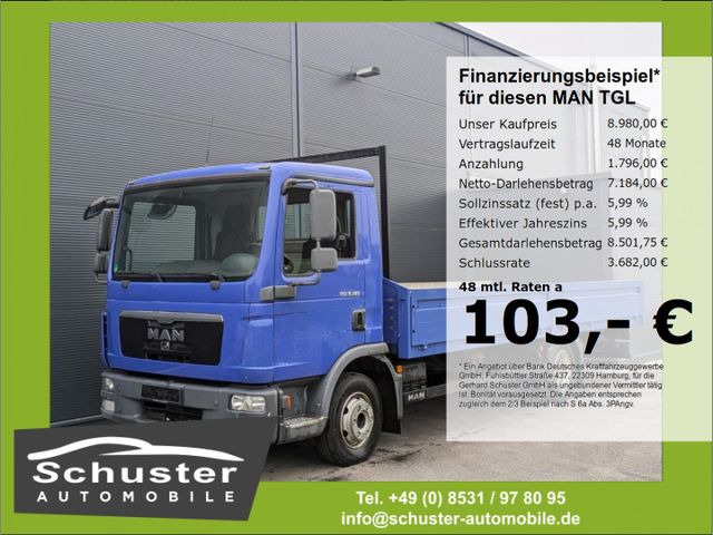 MAN TGL 8.180 4x2 BB Pritsche*Luftfed Tempo Klimaaut