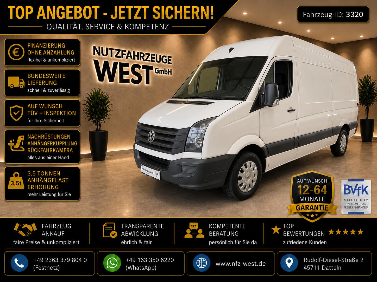 Volkswagen Crafter TDI*Hoch+Lang*L2-H2*Garantie*Klima