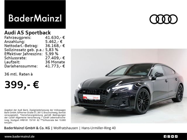 Audi A5 Sportback 40 TFSI quattro S line Matrix Pano