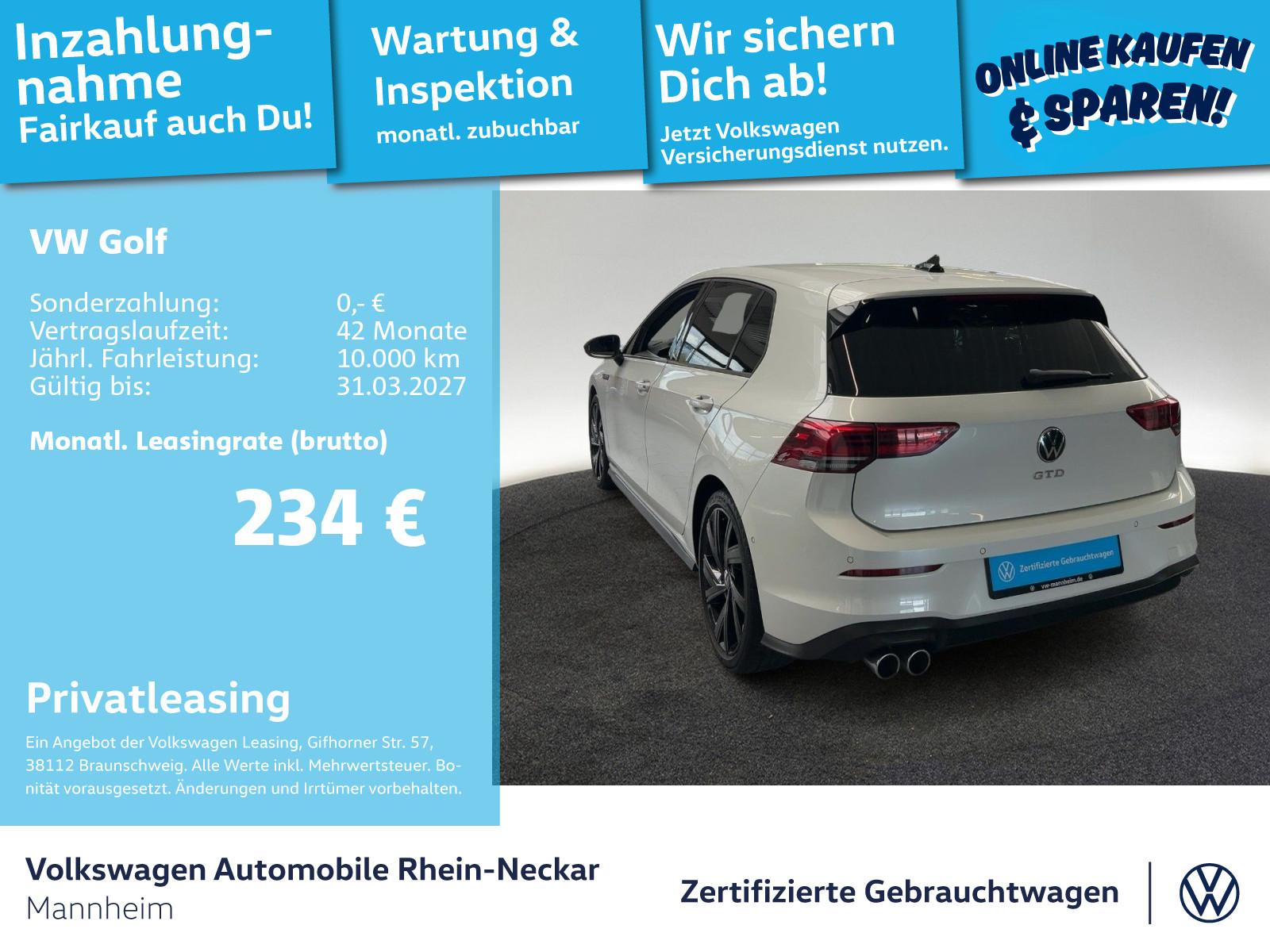 Volkswagen Golf VIII 2.0 TDI GTD DSG GAR2027 Navi AHK LED U, миниатюра 2