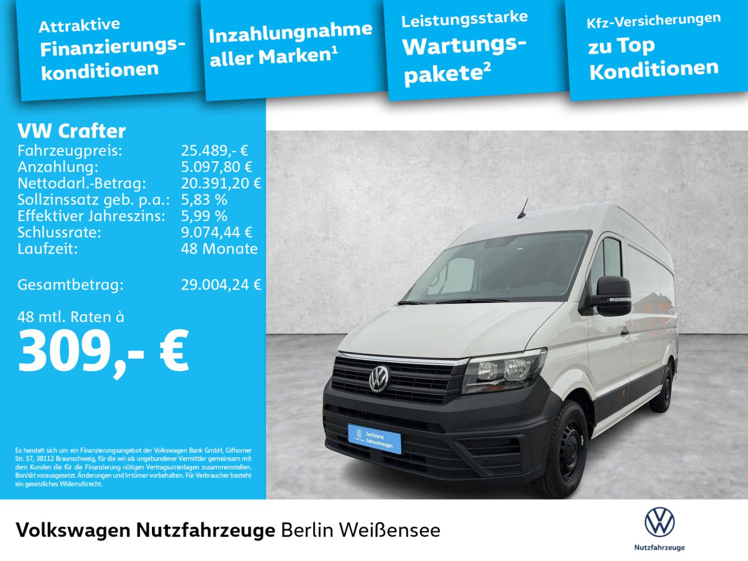 Volkswagen Crafter 35 2.0 TDI L2H2 NAV KLIMA RFK DAB PDC foto 2