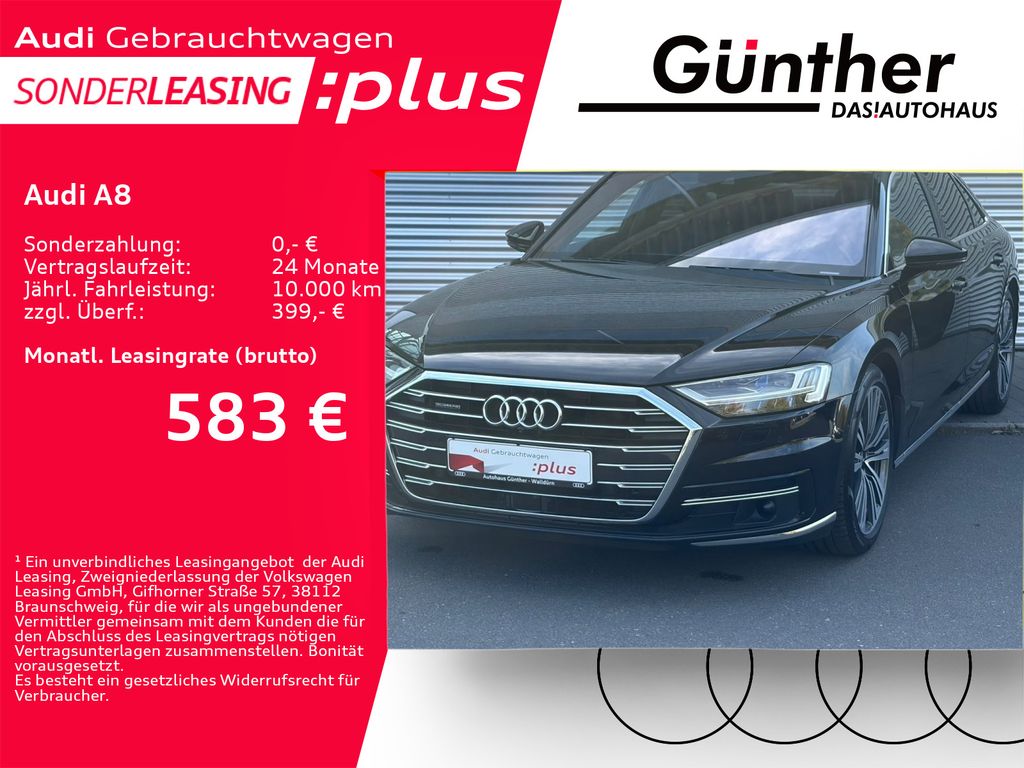 Audi A8 50 TDI QUATTRO+WINTERRÄDER+LASERLICHT+PANORAM