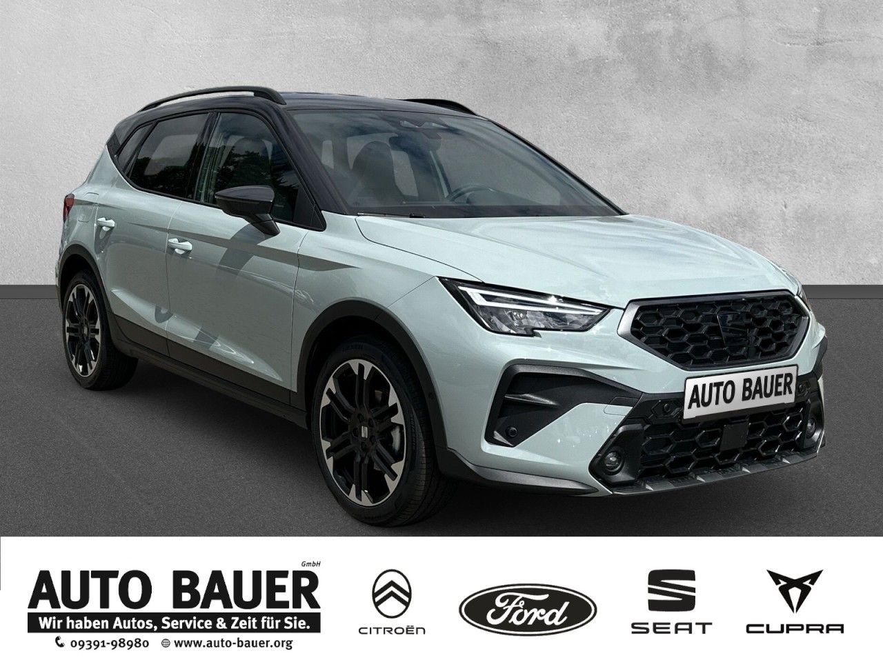 Fahrzeugabbildung SEAT Arona FR Black Edition 1.5 TSI 150 PS DSG - mit KI generiert/bearbeitet