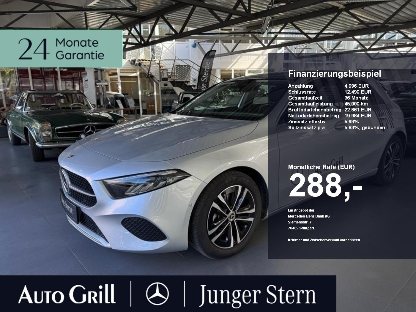 Mercedes-Benz A 180 Progressive Fahrassist Kamera MBUX Totw.