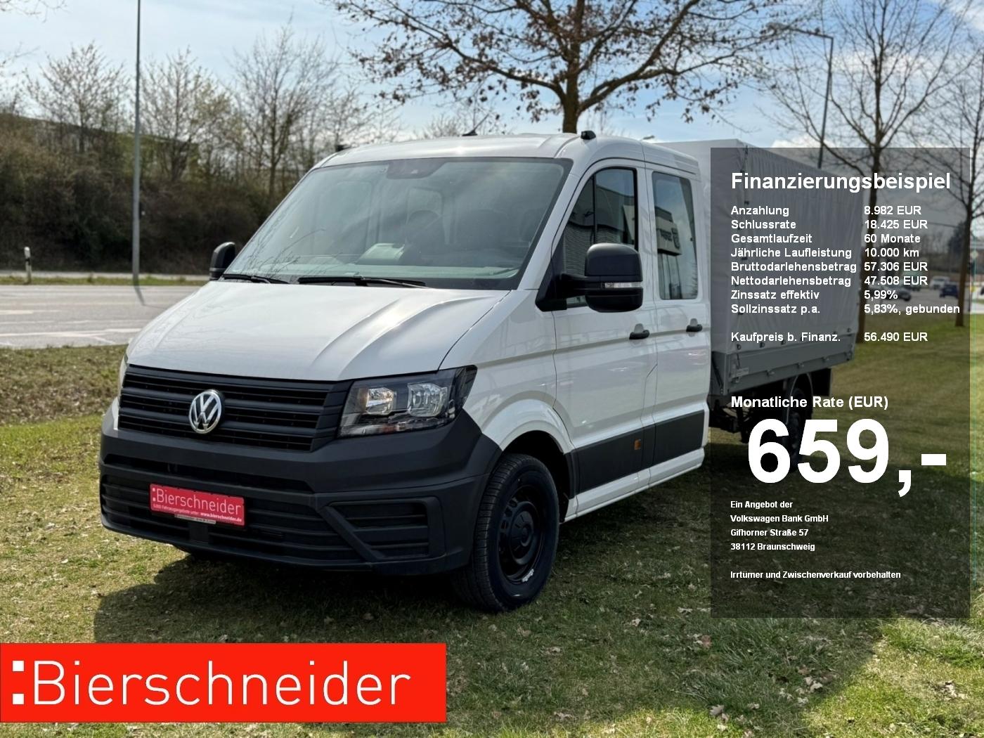 Volkswagen Crafter 2.0 TDI Automatik 35 DOKA lang Plane+Spr