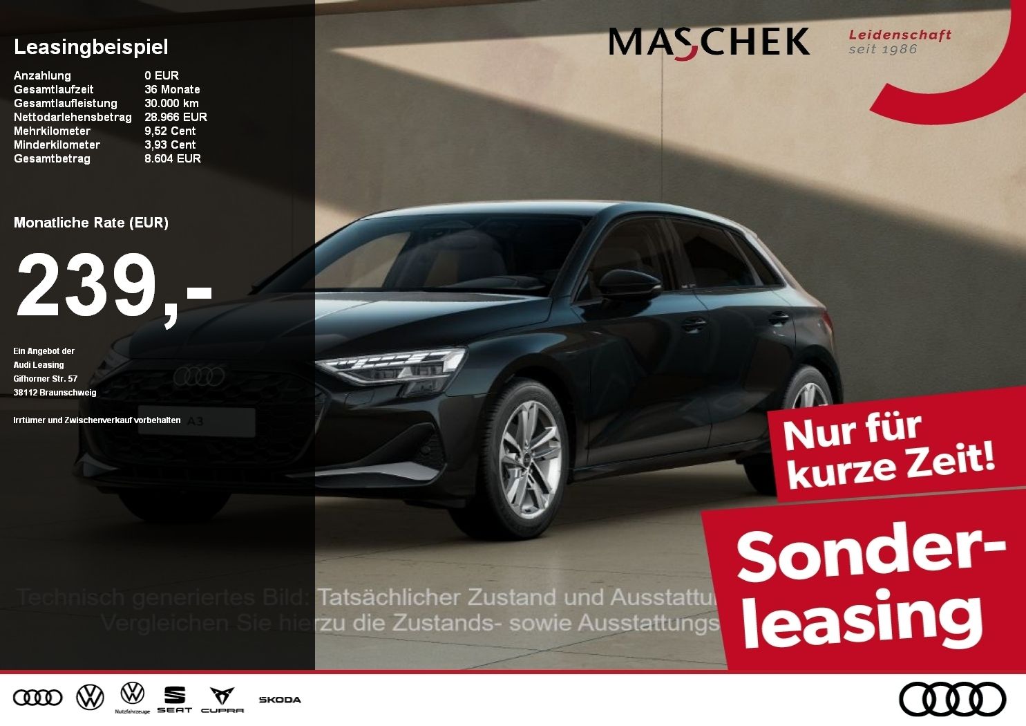 Audi A3 Sportback Advanced 35 TFSI ACC Naviplus VCplu