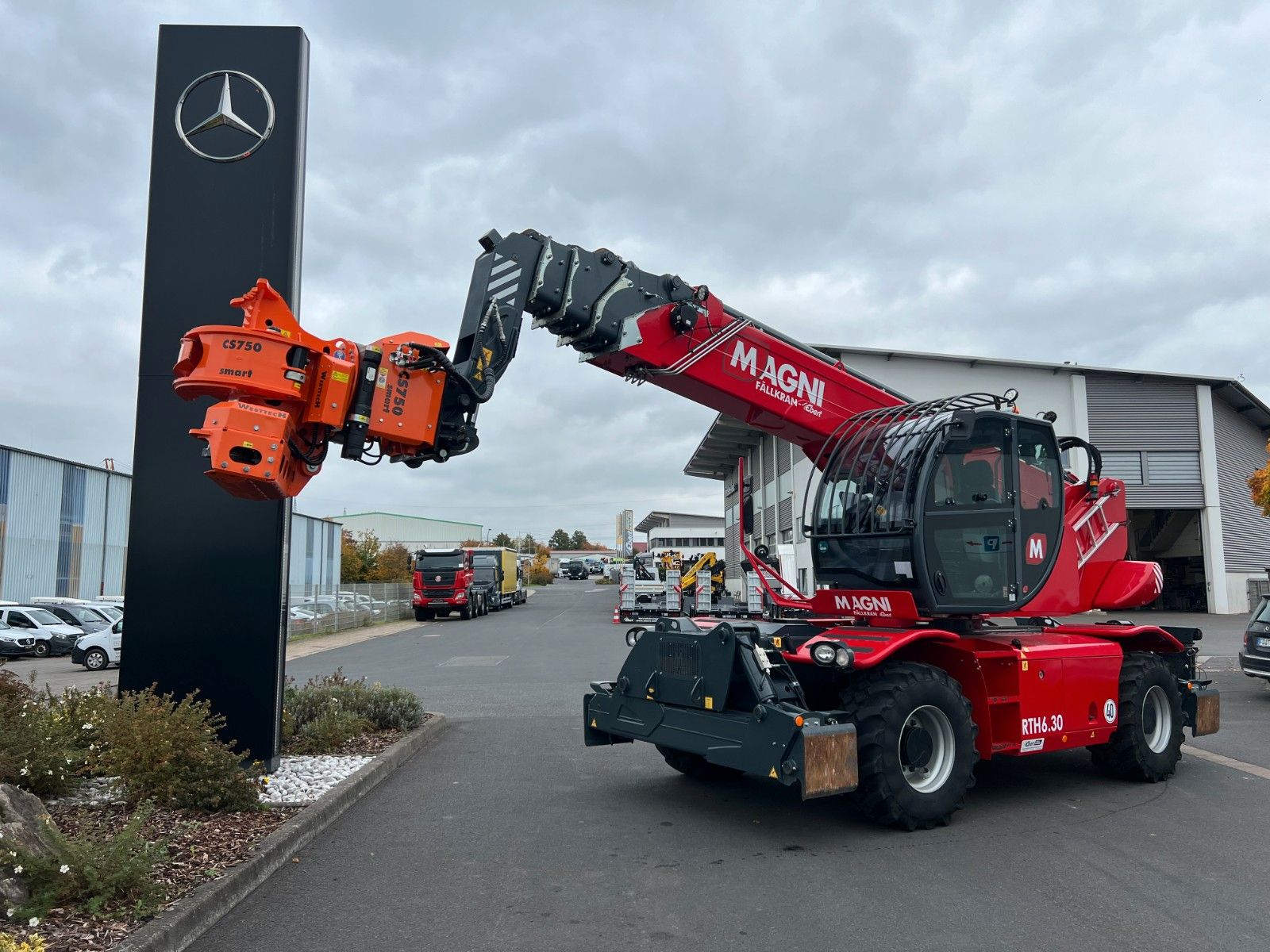 Fahrzeugabbildung Andere Magni RTH 6.30 SH / Fällkran / Westtech CS750