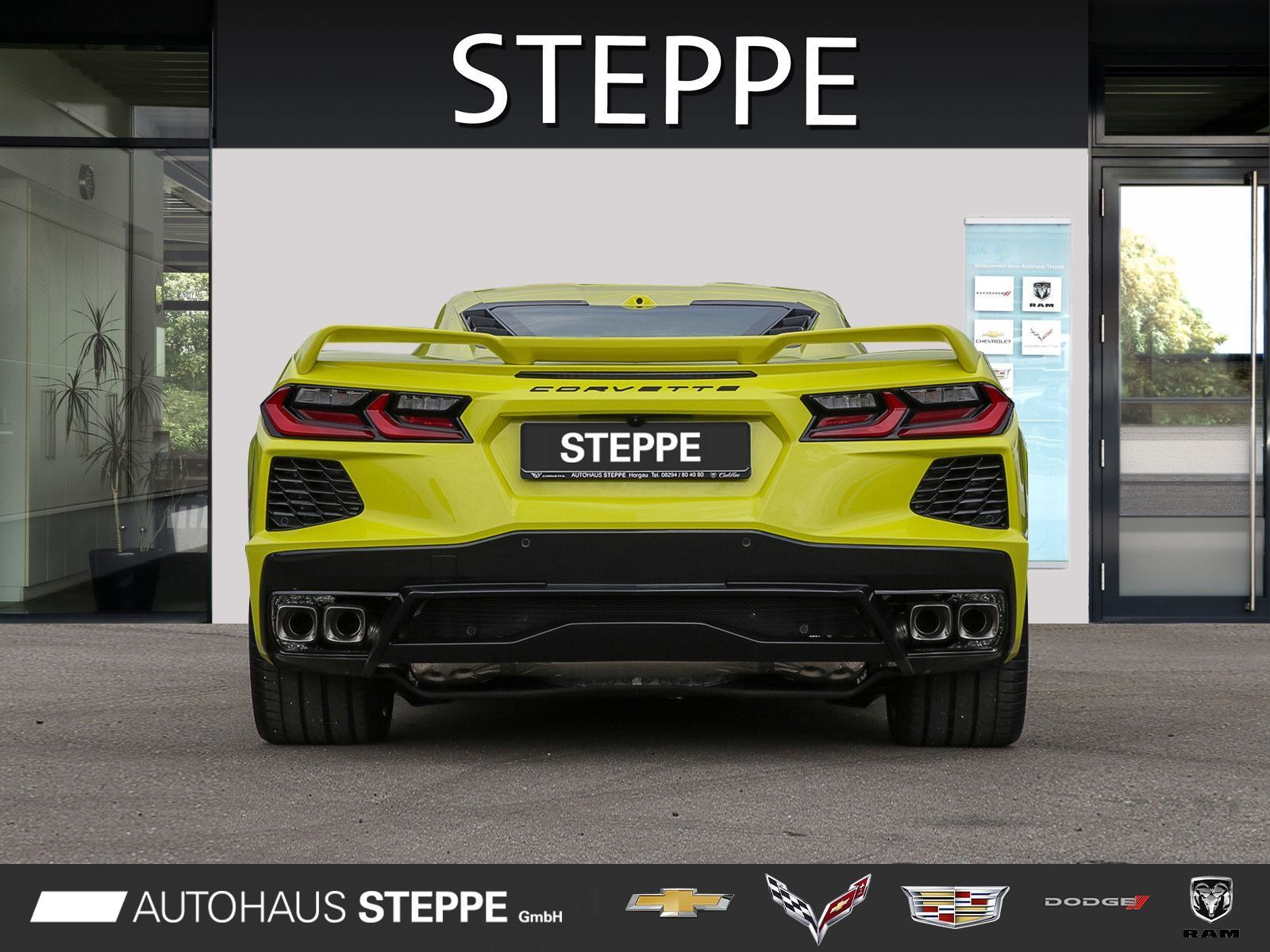 Corvette C8 Stingray Coupe 6,2 V8 3LT Europamodell STEPPE