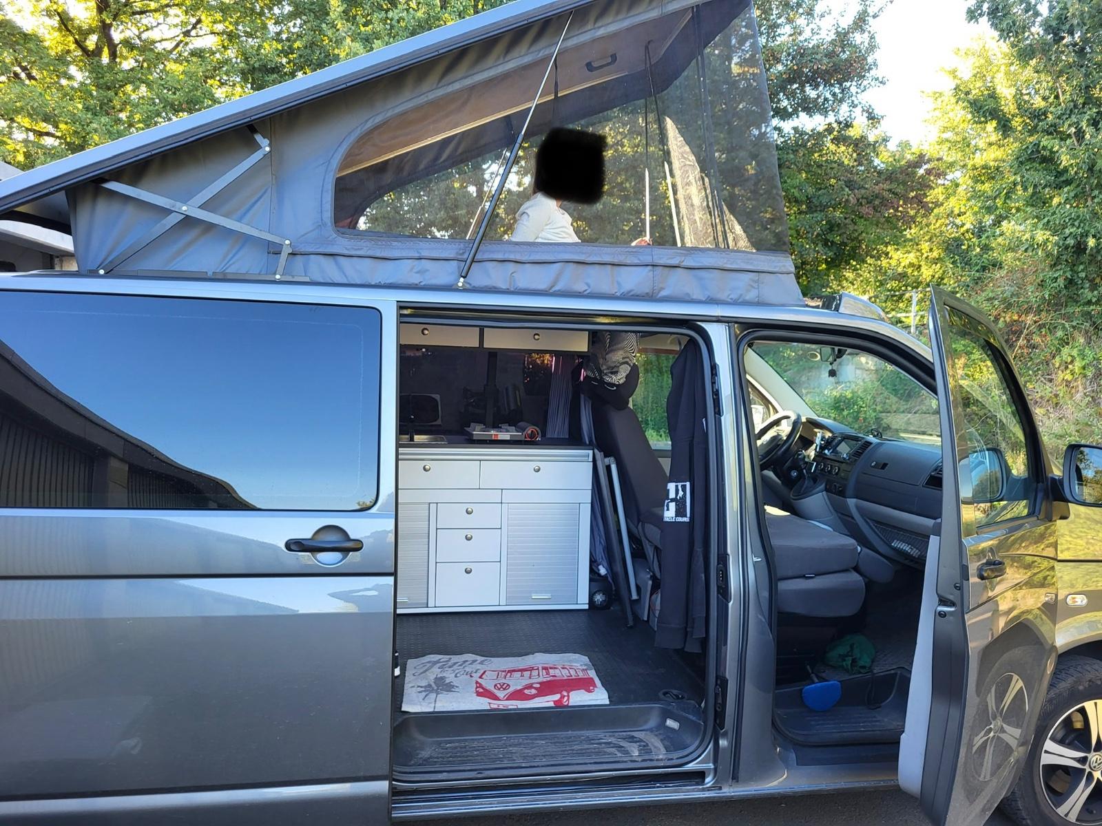 Volkswagen VW T5.2 Camper mit Aufstelldach | 2.0 TDI/102 PS