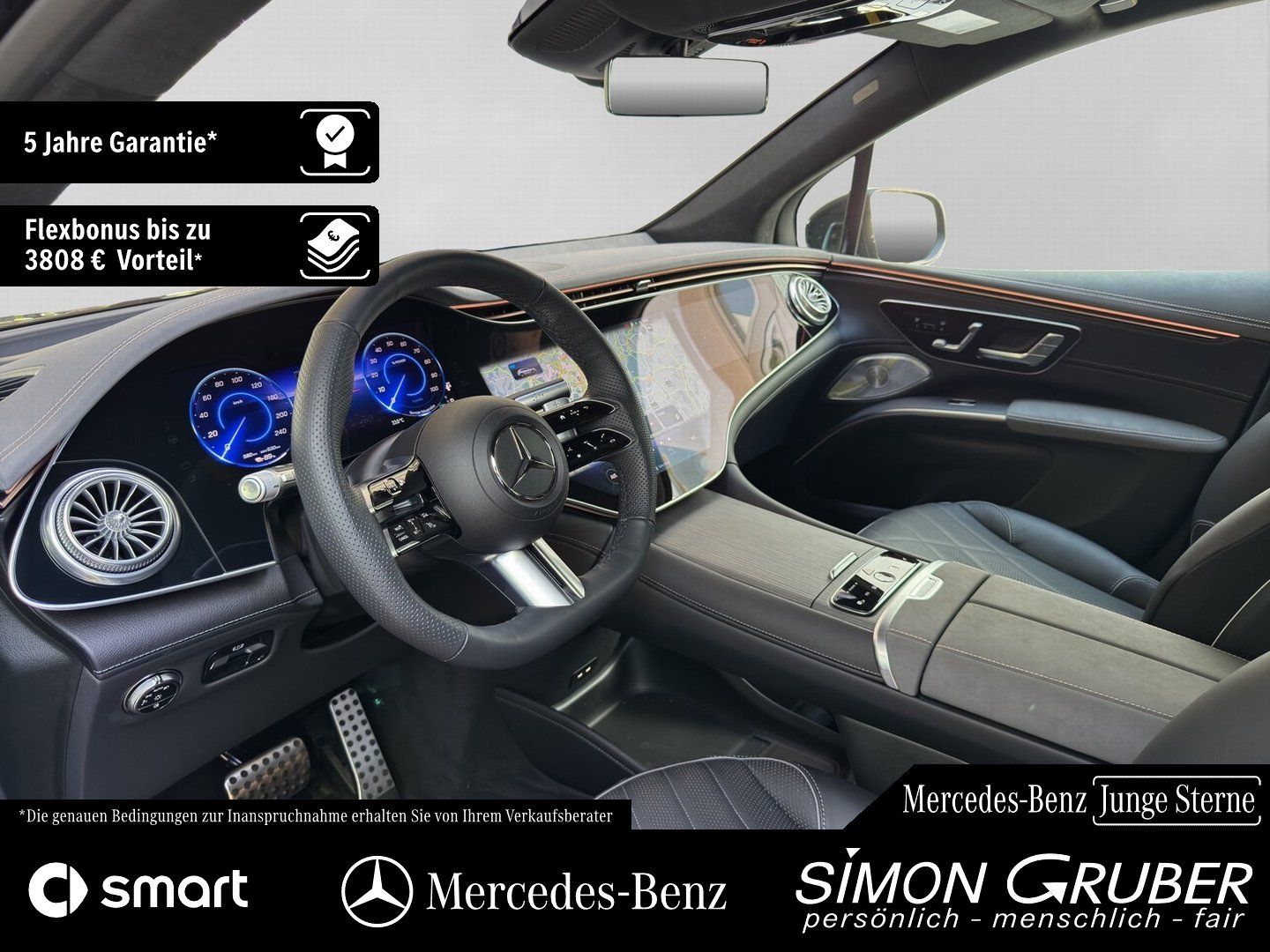 Fahrzeugabbildung Mercedes-Benz EQS 580 4M SUV AMG Premium+ Massage AHK 7 Sitze