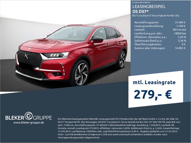 DS Automobiles DS7 Crossback E-Tense Hybrid 4x4 Be Chic