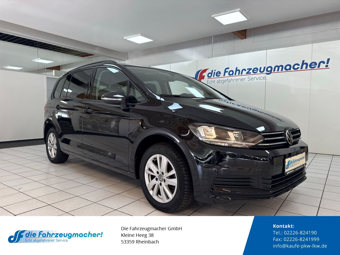 Fahrzeugabbildung Volkswagen Touran Comfortline 7.Si. AHK-klap.150PS Navi Dig