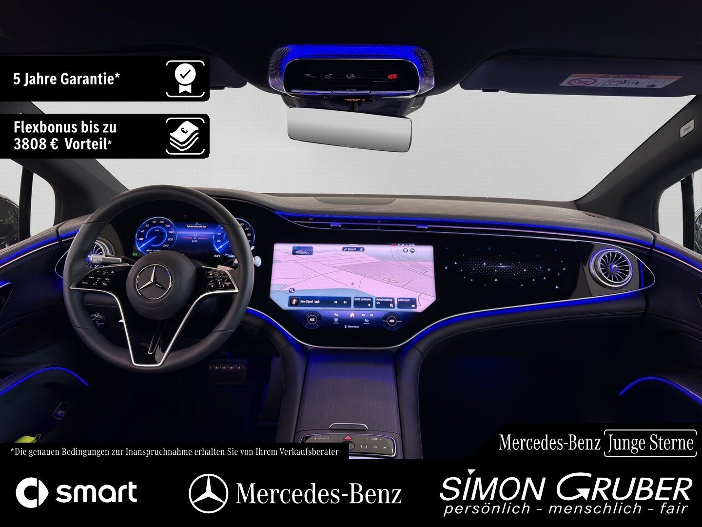 Fahrzeugabbildung Mercedes-Benz EQS 450 4M AMG Elec. Art Hyperscreen HAL Mod2026