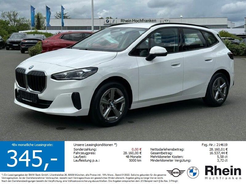 BMW 220i Active Tourer LED AHK NAVI PARKINGASSIST