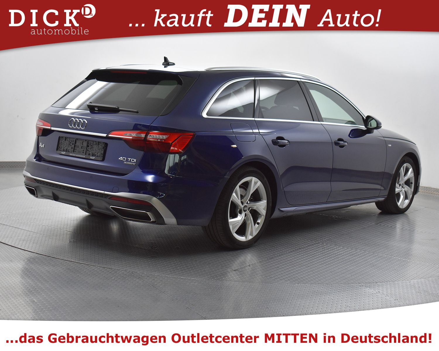 AUDI A4 Av 40d Quatt S-Tr. S LINE+PANO+LED+ACC+LEDER+ - Image 4
