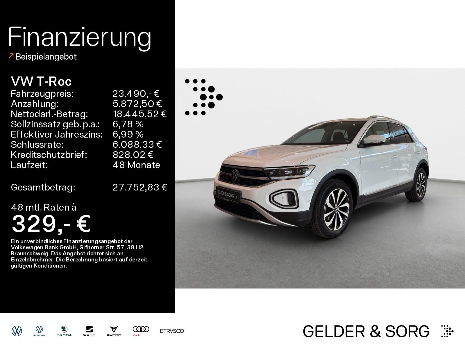 Volkswagen T-Roc Style 1.5 TSI SHZ*RFK*IQ.DRIVE*AHK*RFK*NAV