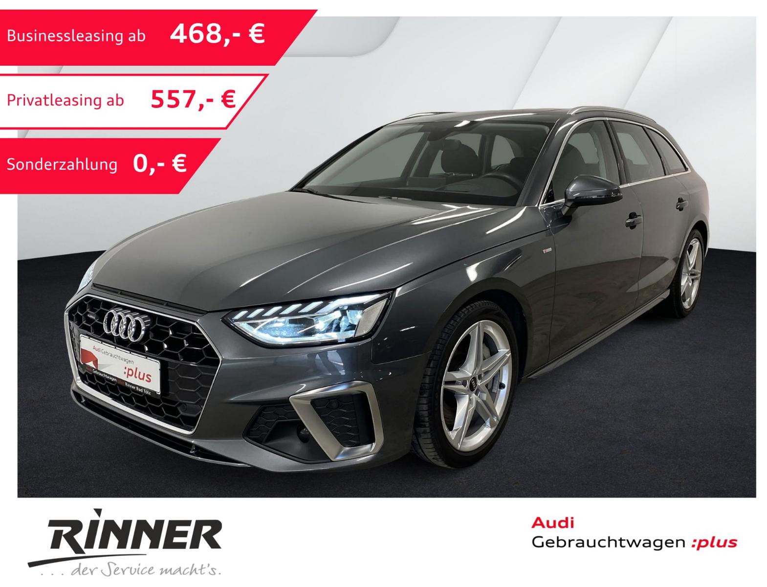 Audi A4 Avant 50 TDI quattro S line+LED+Pano+HUD+Lane