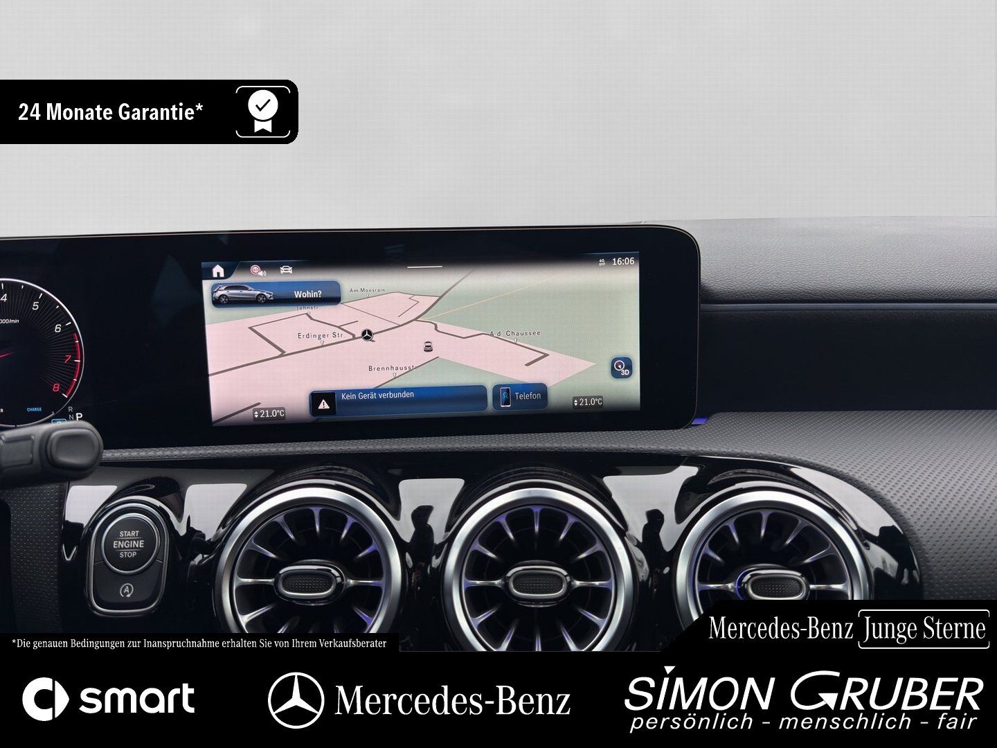 Fahrzeugabbildung Mercedes-Benz A 200 AMG Line KeyGo MBeam Kamera Ambi Distronic