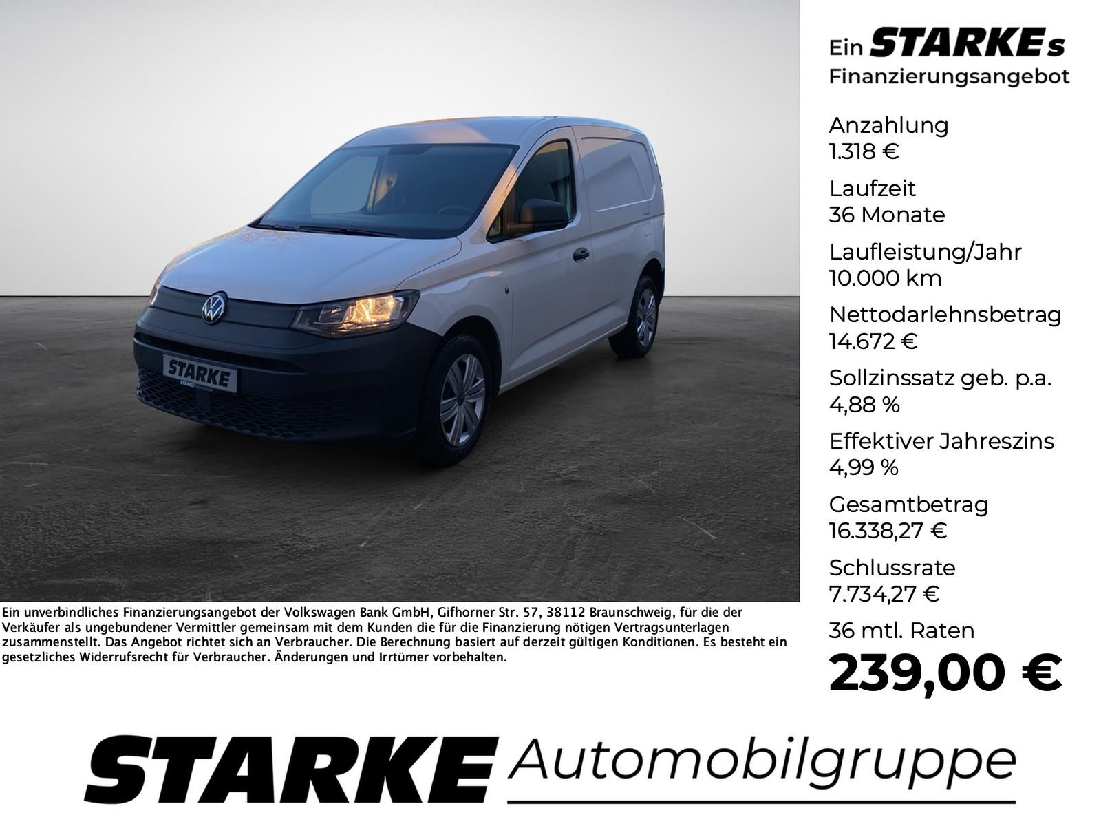 Volkswagen Caddy Cargo 2.0 Kasten  AHK Kamera PDC Klima