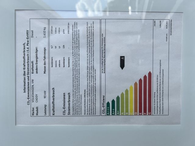 Caddy Life 2,0 l TDI SCR NAVI KAMERA ACC 6-Gang
