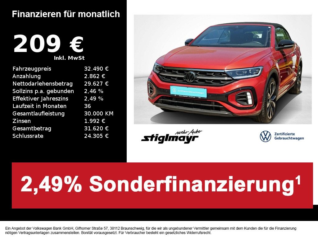 Volkswagen T-Roc Cabrio R-line Black Style 1.5 TSI ACC+IQ