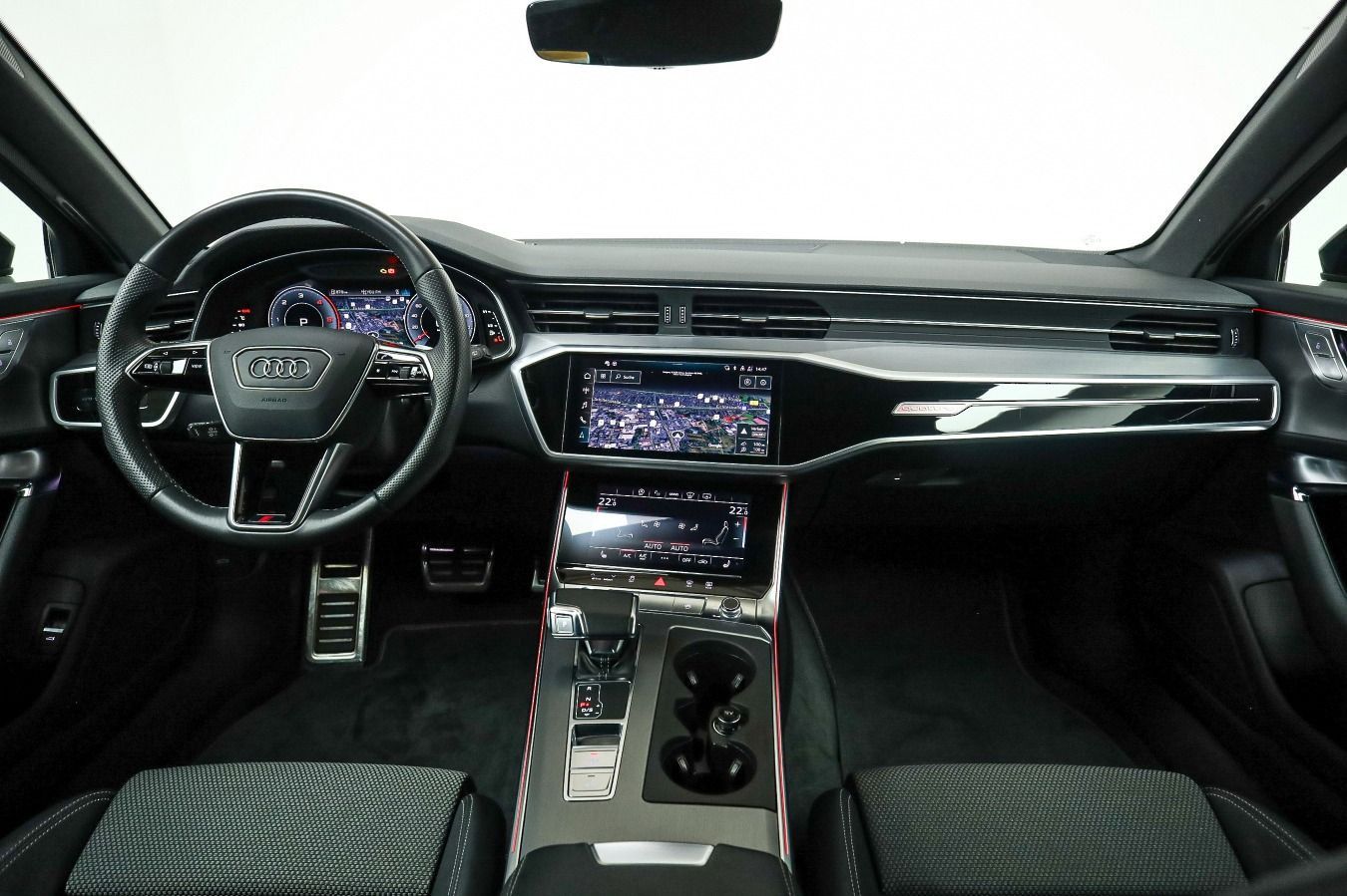 Audi A6 Avant 2 x S line 45 TDI qu. AHK*HUD*B&O*Matri foto 11