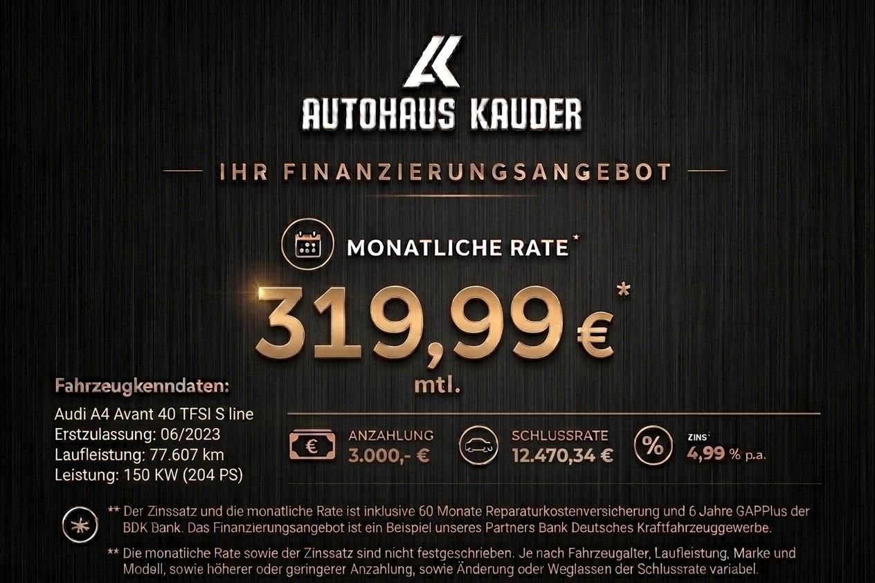 Audi A4 Avant 40 TFSI S line *MATRIX*Navi*Virtual*, миниатюра 19