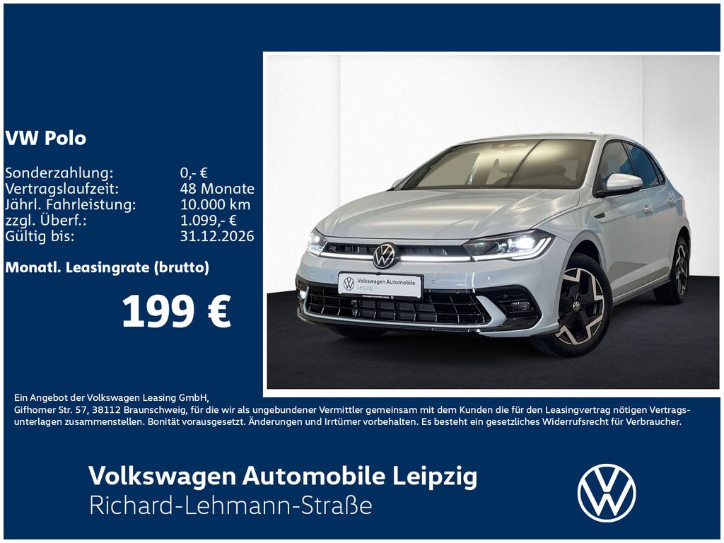 Polo R-Line 1.0 l TSI 70 kW DSG*CLIMA*RFK*GJR