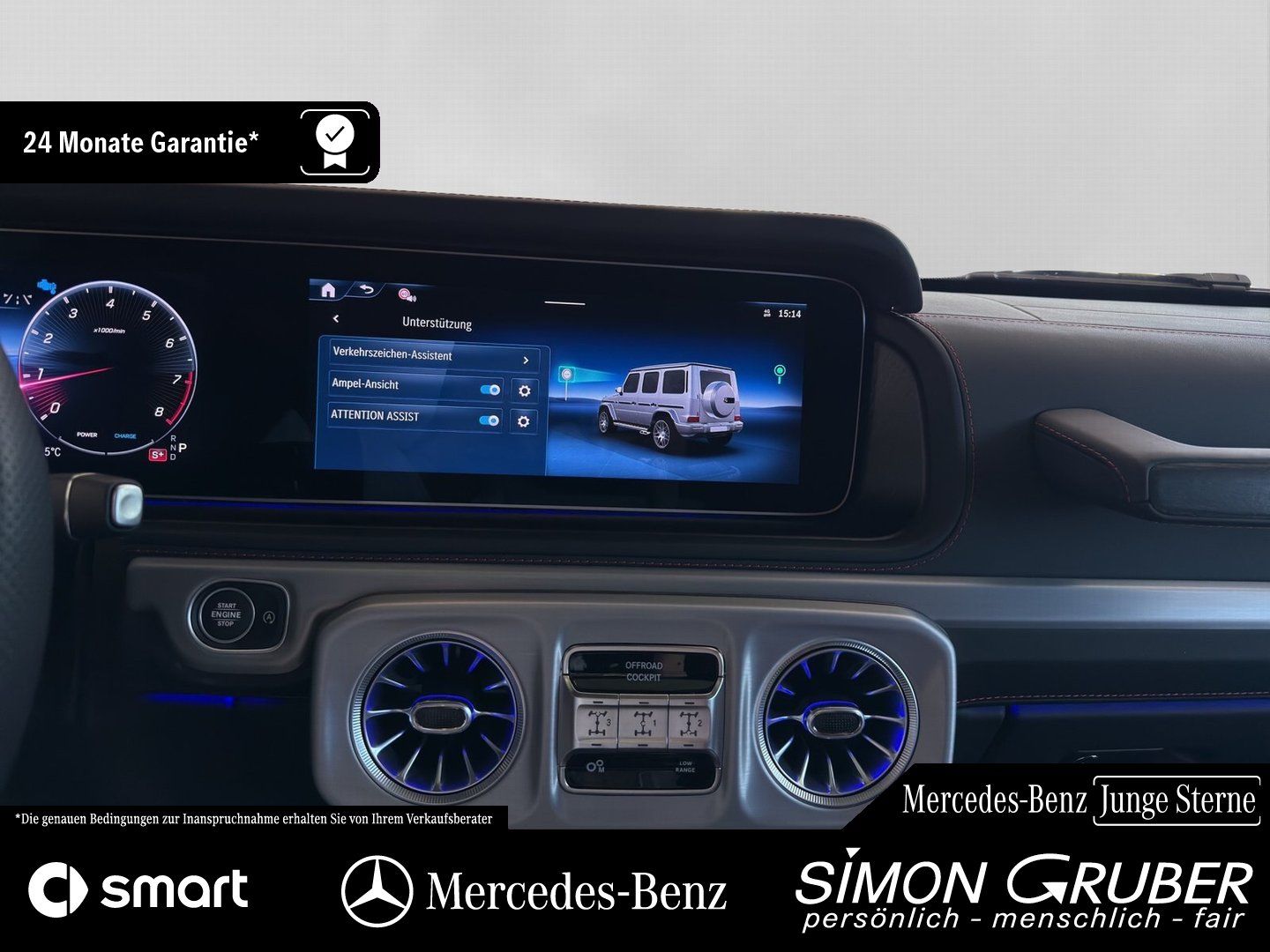 Fahrzeugabbildung Mercedes-Benz G 63 AMG Night II Manufaktur magno Ride facelift