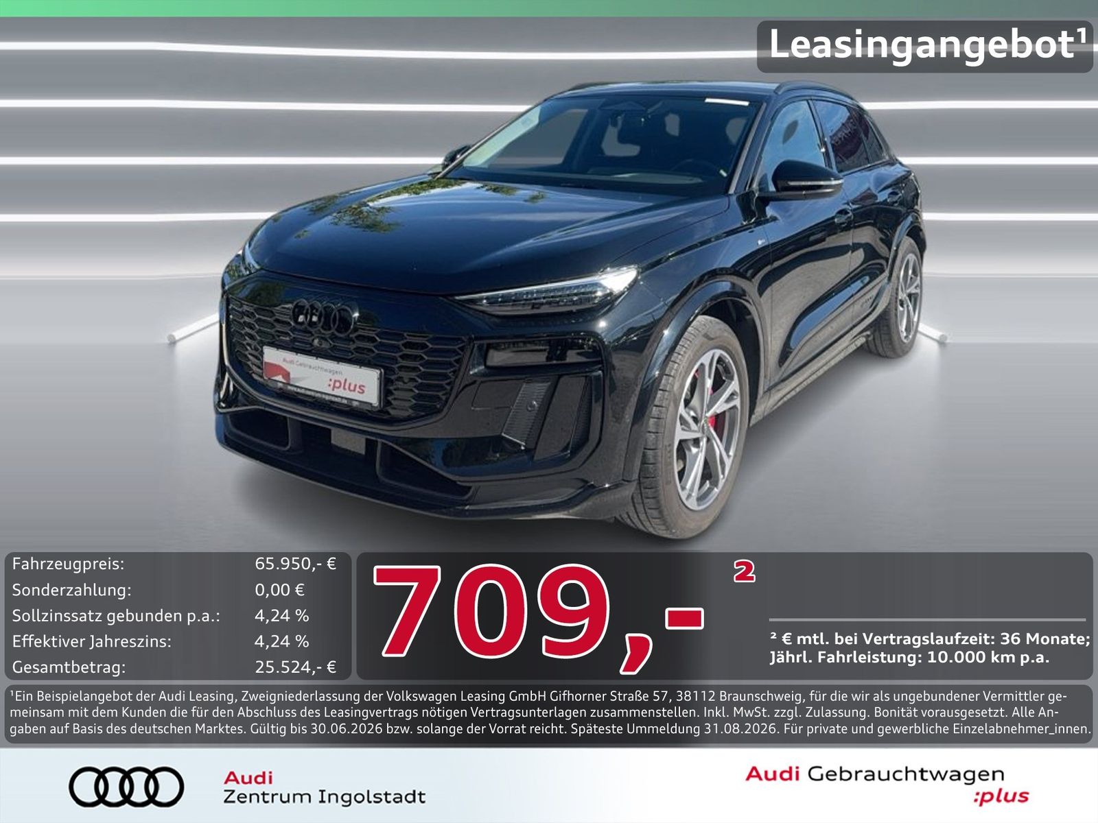 AUDI Q6 e-tron qu S line Tech+ MATRIX AHK HuD ACC B&amp;O