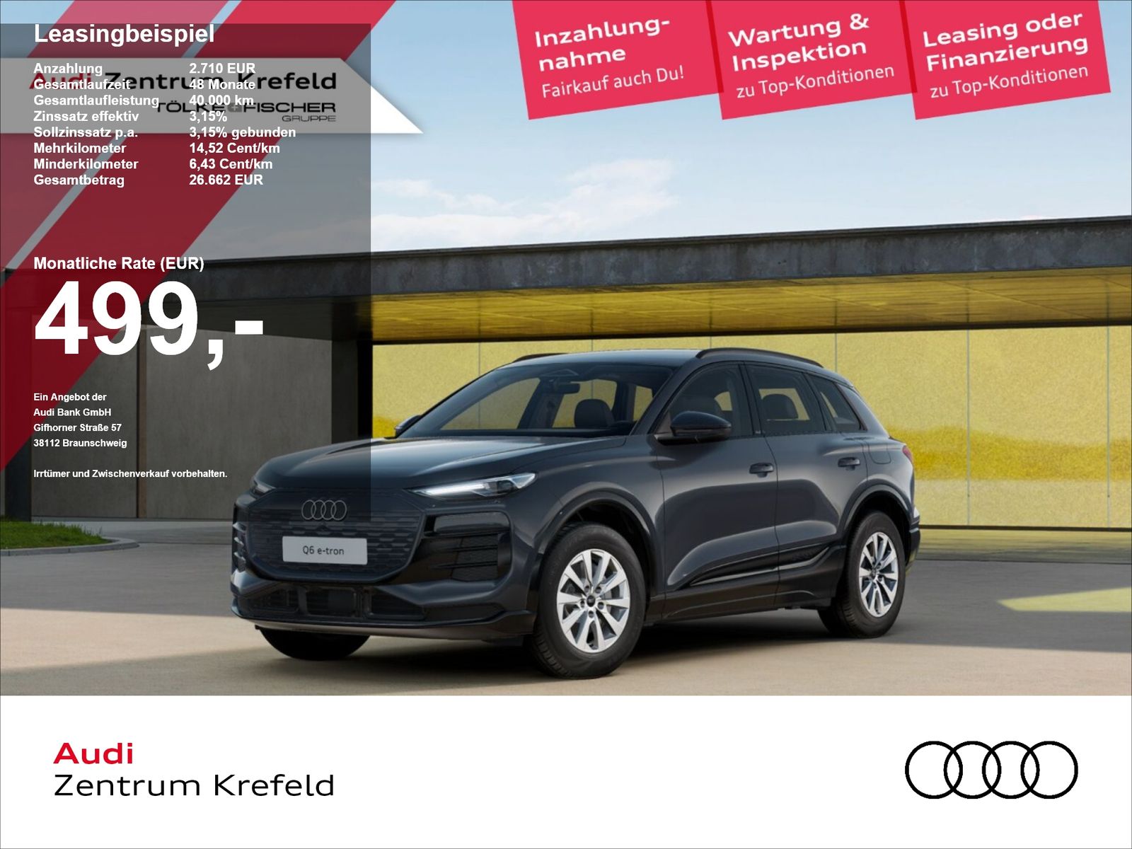 Audi Q6 SUV e-tron 185 kW AUT Standh. Virtual LED LM