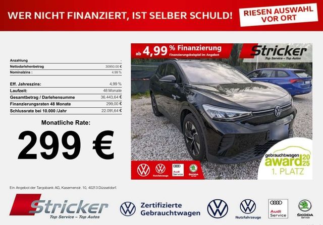 Volkswagen ID.4 Pro Performance 150/77 299,-ohne Anzahlung