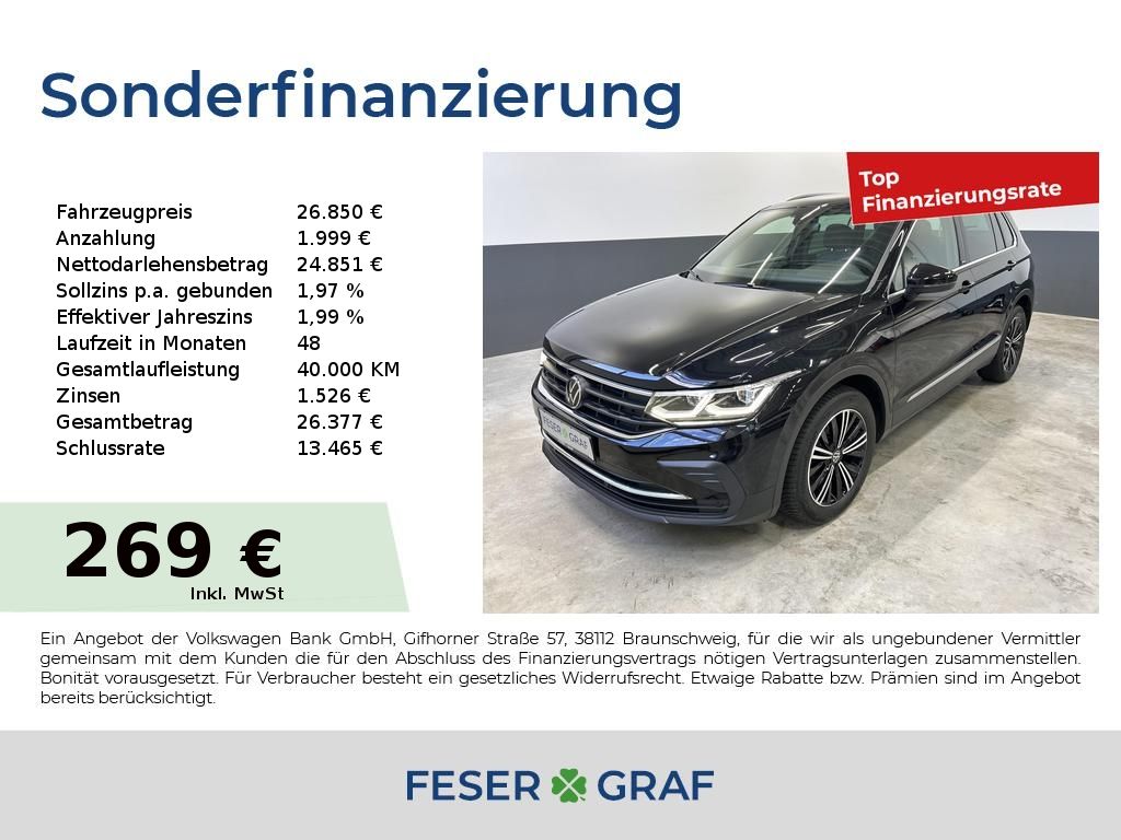 Volkswagen Tiguan MOVE 1.5 TSI DSG Matrix Virtual APP SHZ