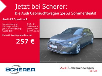 Audi Leasingangebot: Audi A3 Sportback S line 35 TFSI S tronic KAMERA SONO