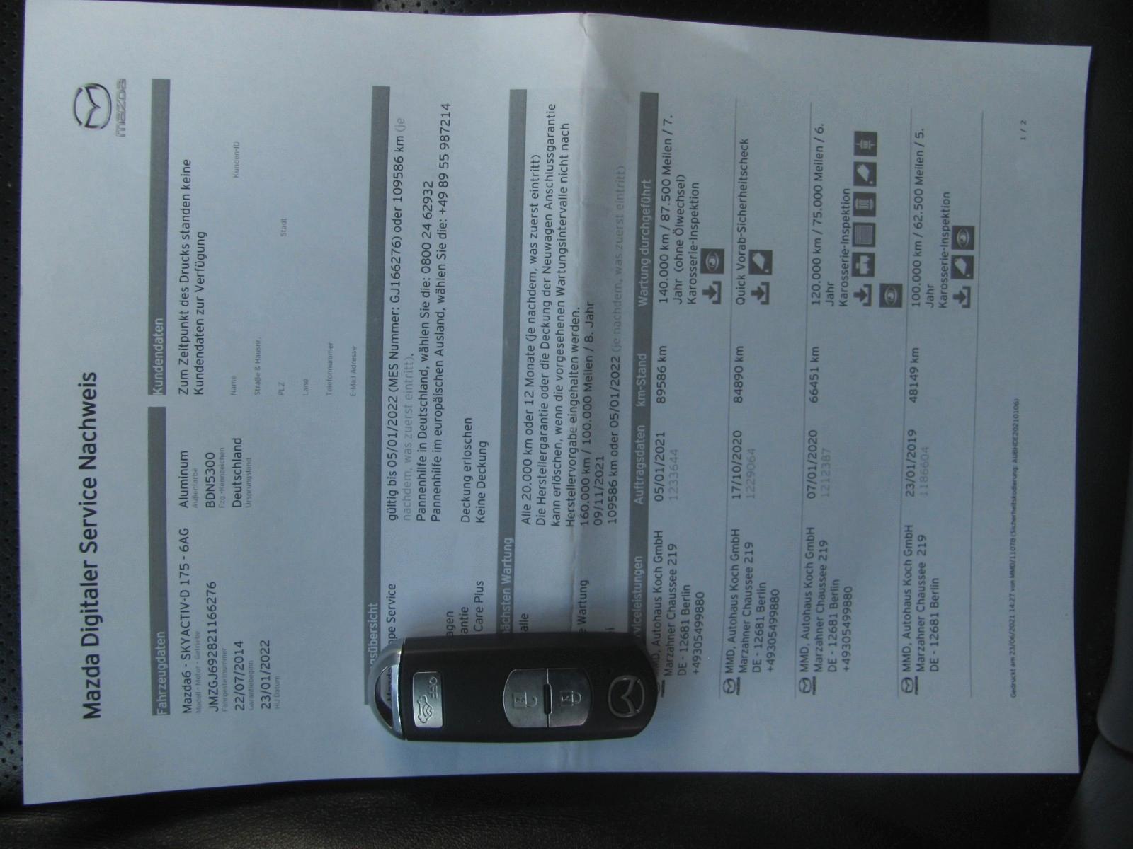 Mazda 6 2014 — photo 23