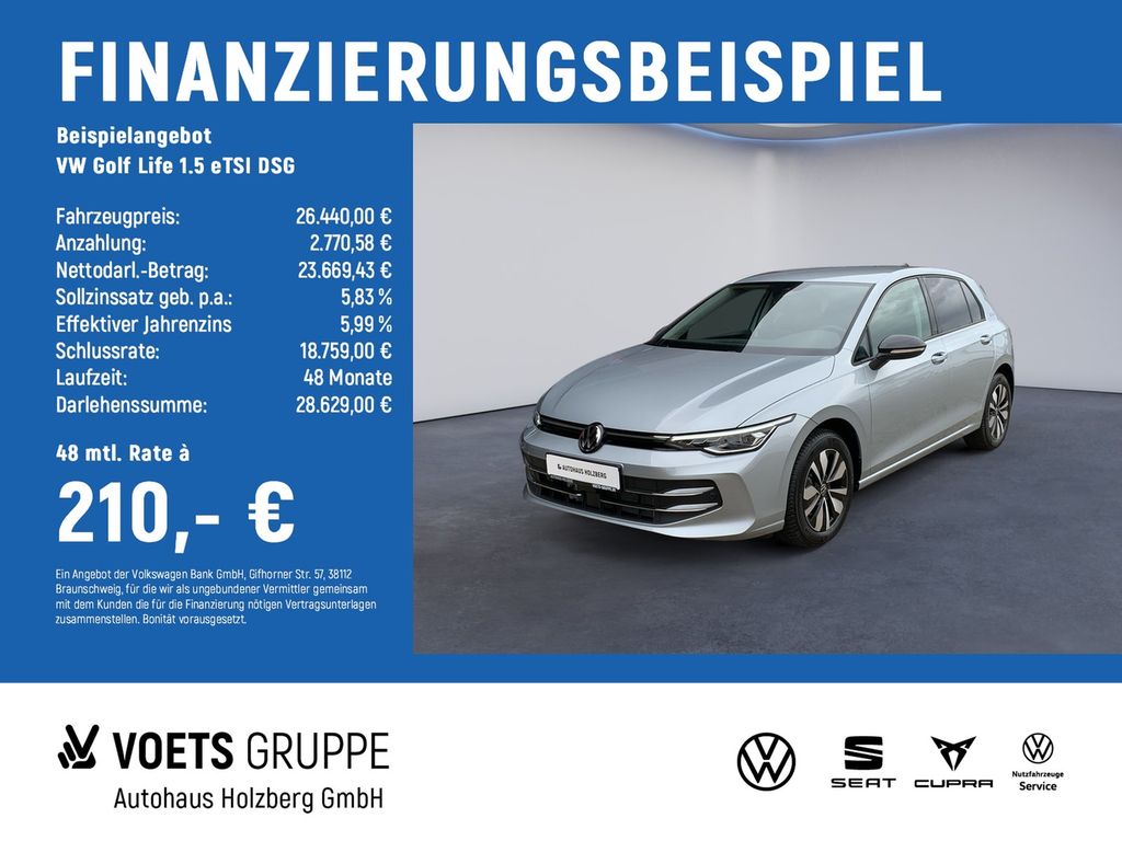 Golf Life 1.5  eTSI DSG AHK+RFK+LED