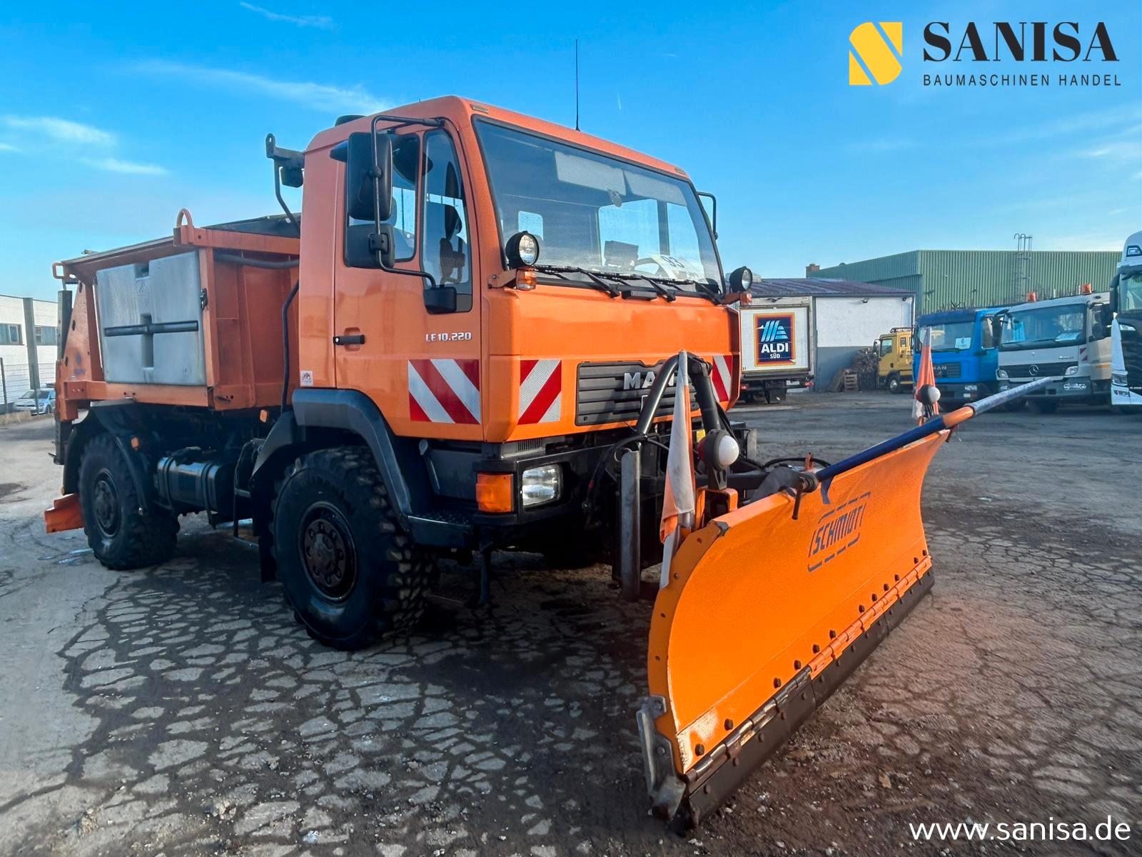 MAN LE 10.220/Winterdienst/Kipper/Streuer/Pflug/4x4