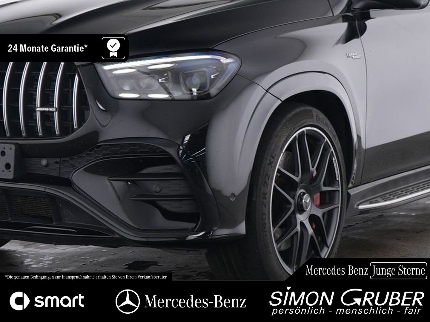 Fahrzeugabbildung Mercedes-Benz GLE 53 Hybrid 4M AMG Premium+ Night Nappa 22Zoll